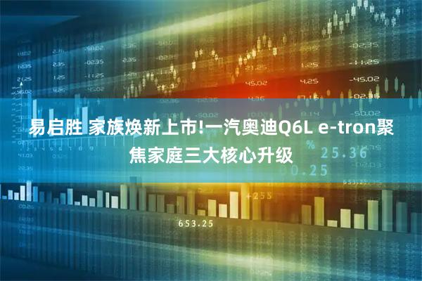 易启胜 家族焕新上市!一汽奥迪Q6L e-tron聚焦家庭三大核心升级